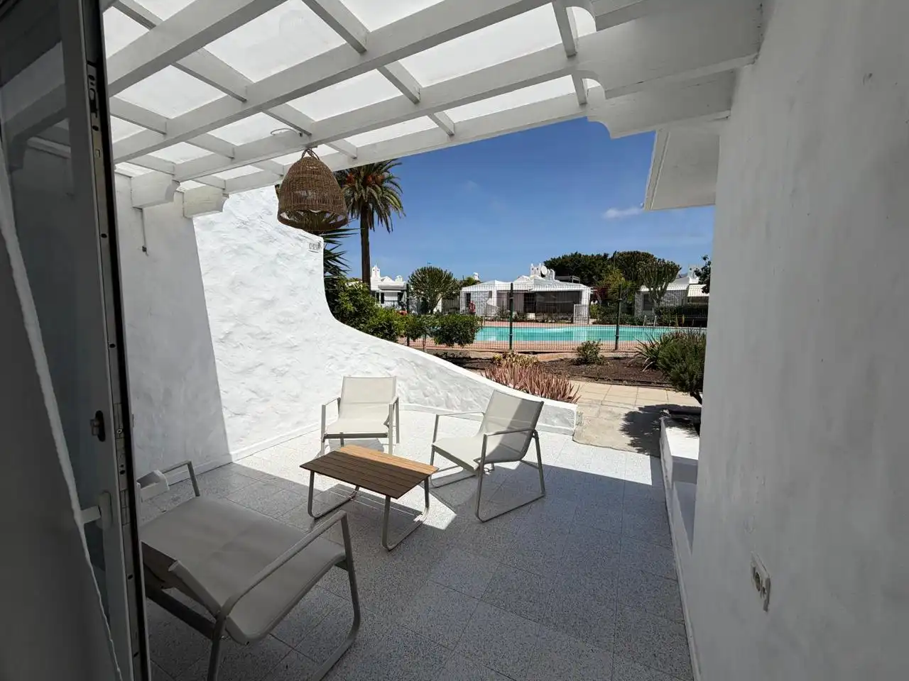 Terraza de Casa o chalet de alquiler en San Bartolomé de Tirajana con Jardín privado, Terraza y Amueblado