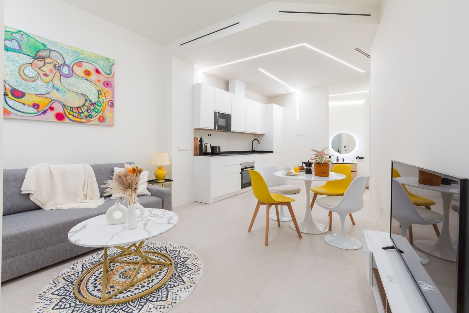 Living room of Study for sale in Málaga Capital  with Air Conditioner, Heating and Furnished
