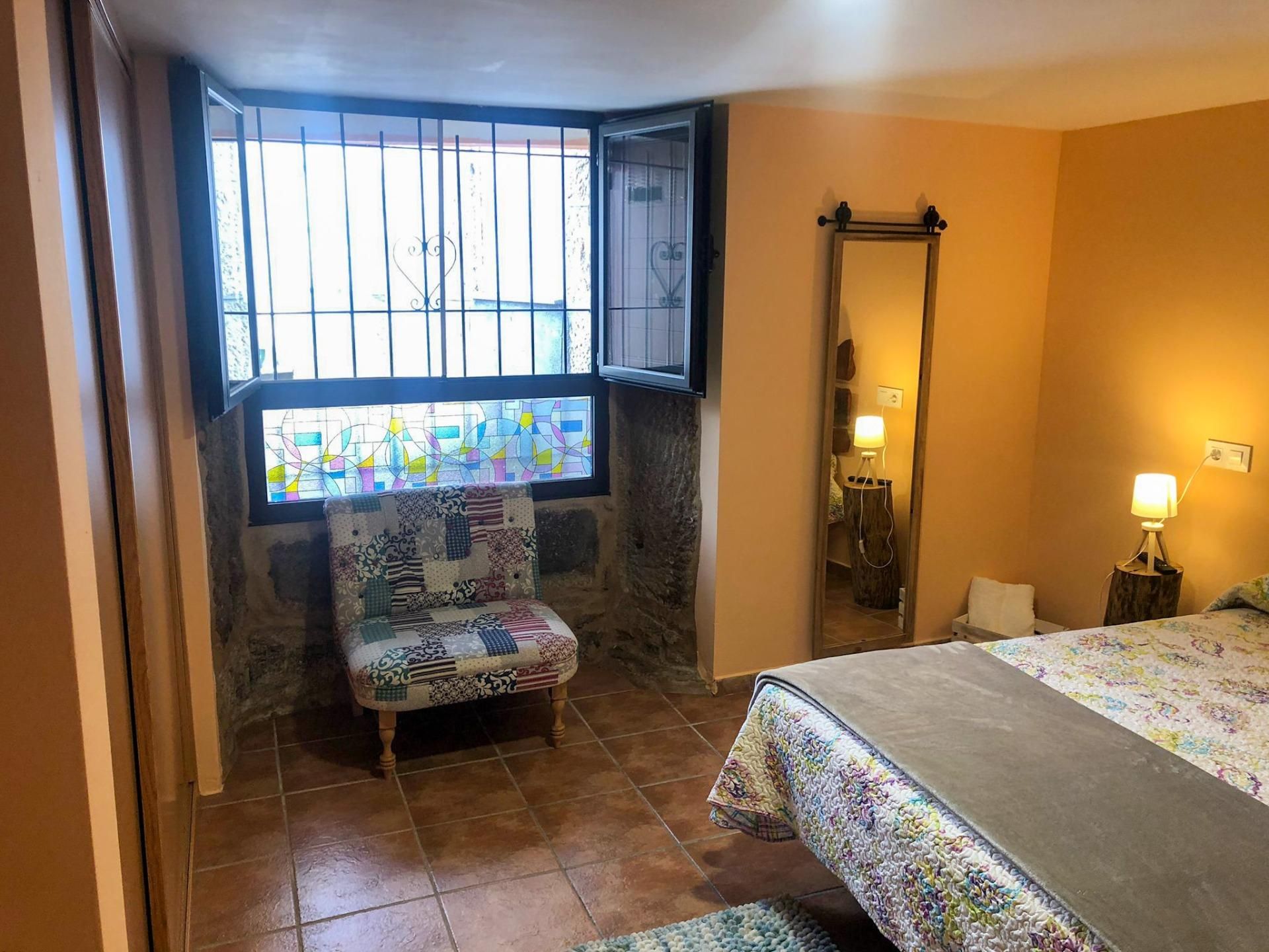 Bedroom of House or chalet for sale in Maside  with Parquet flooring and Balcony