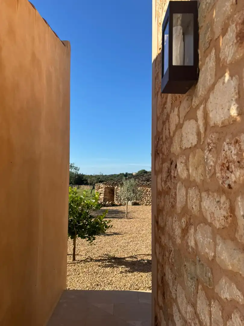 Außenansicht von Haus oder Chalet zur Miete in Felanitx mit Klimaanlage, Heizung und Privatgarten