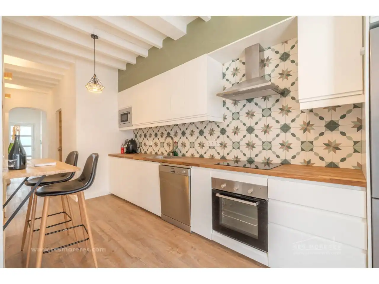 Cocina de Casa o chalet en venta en Maó - Mahón con Aire acondicionado, Parquet y Terraza