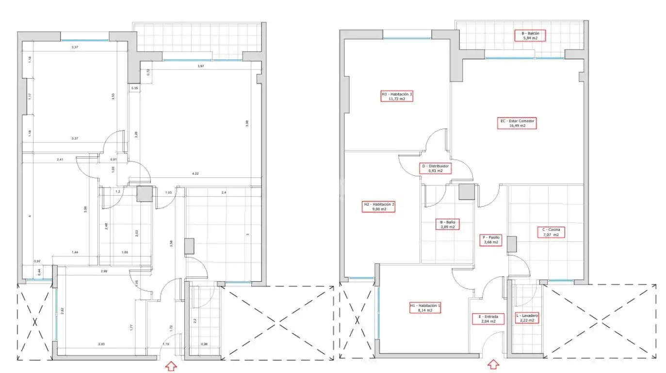 Piso en venta en Barcelona con Aire acondicionado, Calefacción y Balcón
