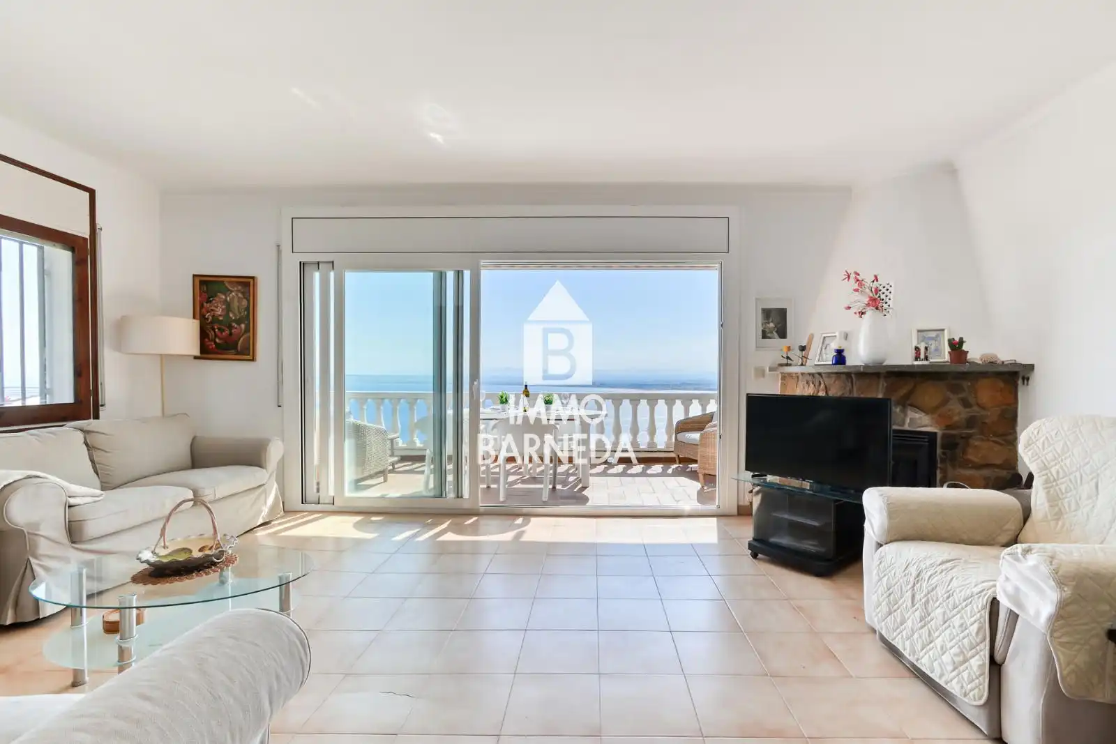 Living room of Flat for sale in Roses  with Air Conditioner, Heating and Terrace