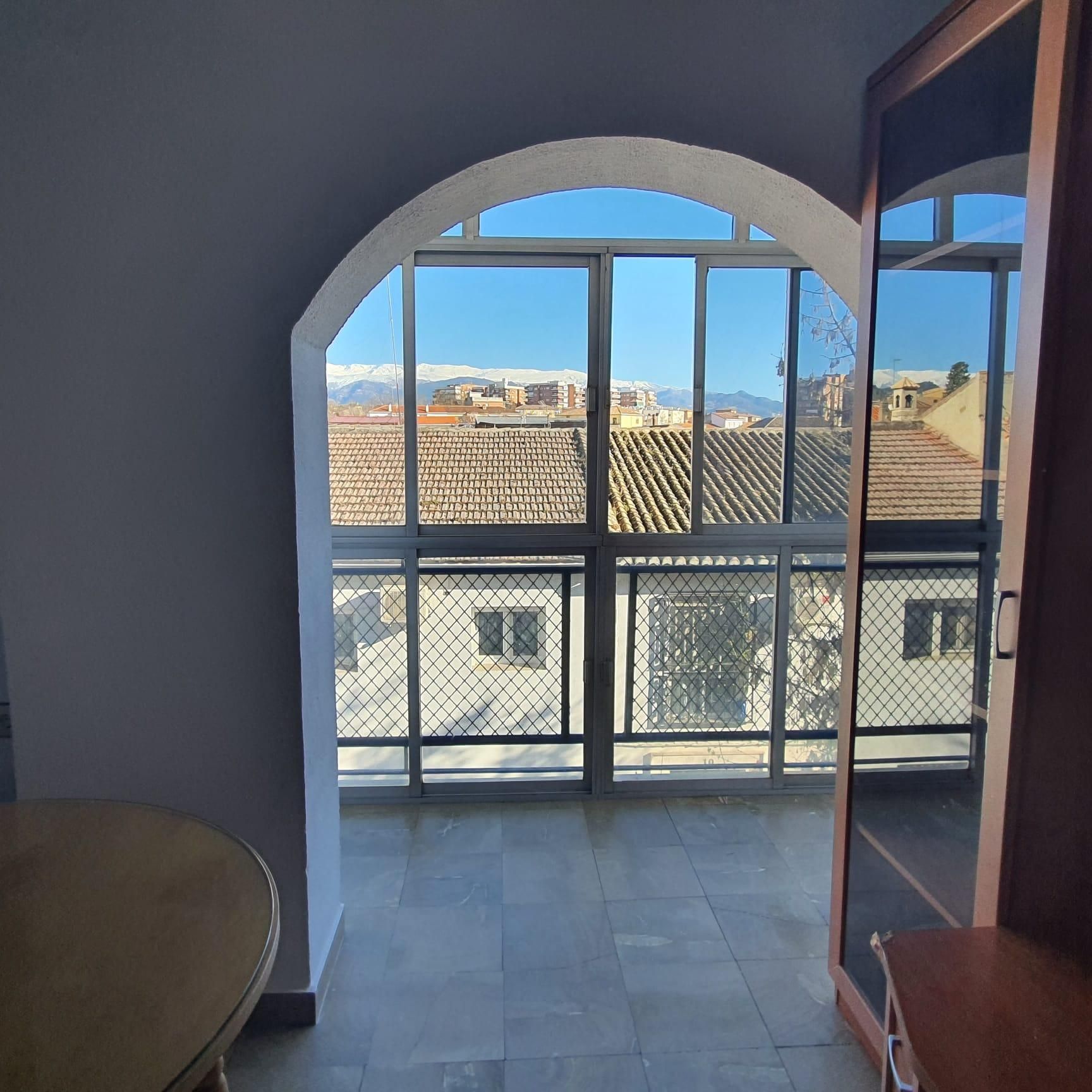 Exterior view of Flat for sale in  Granada Capital  with Air Conditioner, Terrace and Furnished