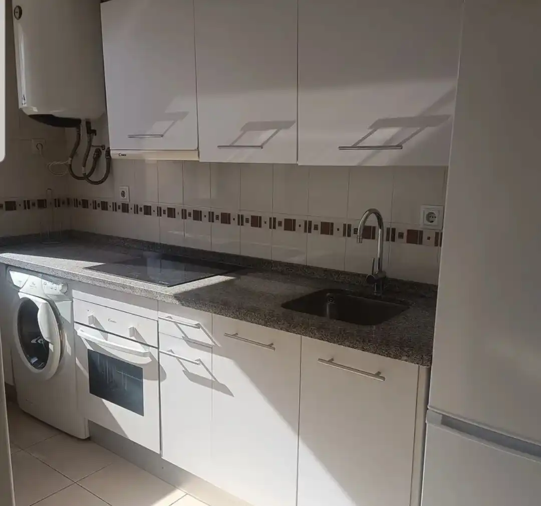 Cocina de Piso de alquiler en Roquetas de Mar con Aire acondicionado, Calefacción y Amueblado
