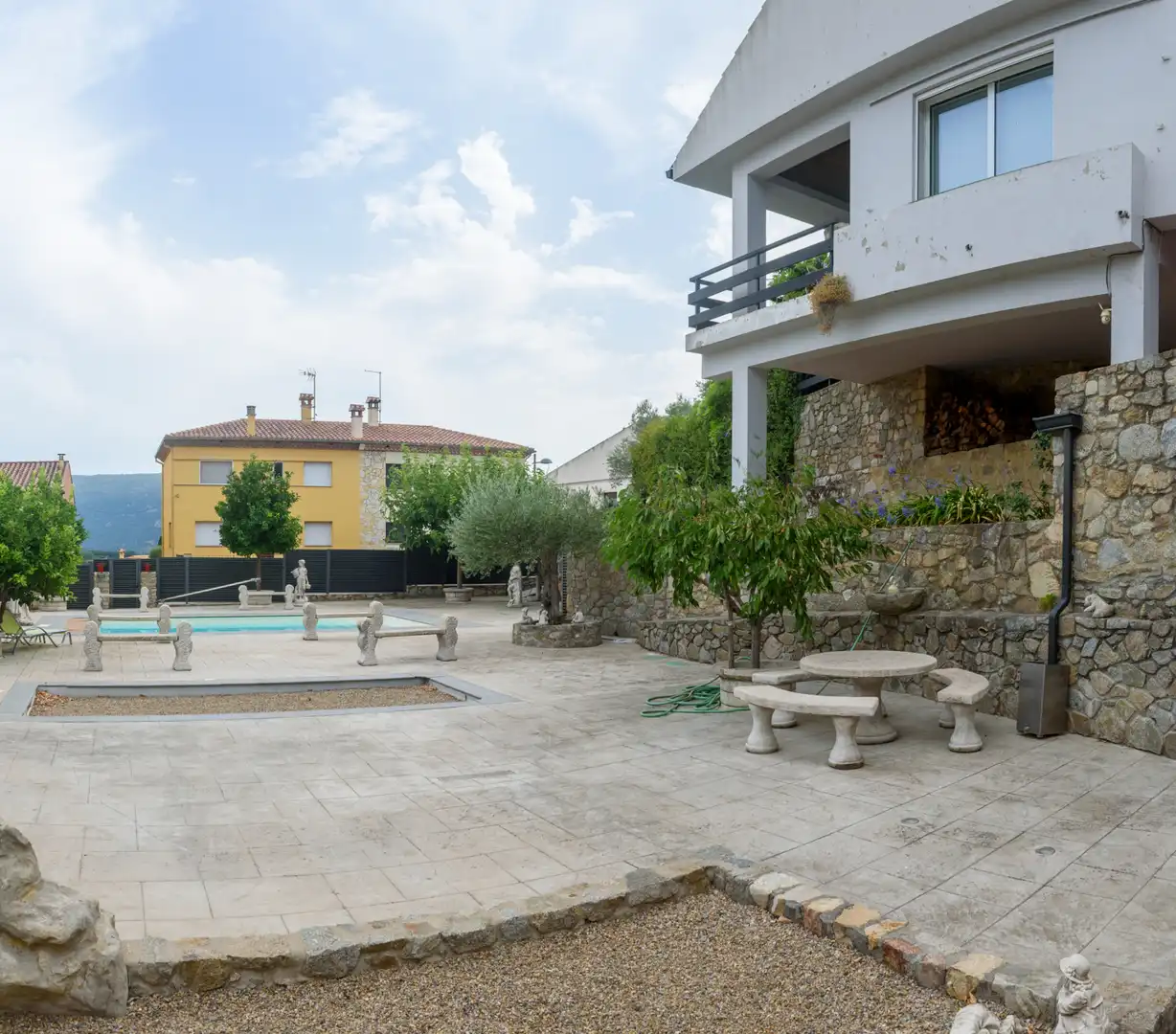 Terrasse von Haus oder Chalet zum Verkauf in Agullana mit Klimaanlage, Heizung und Privatgarten