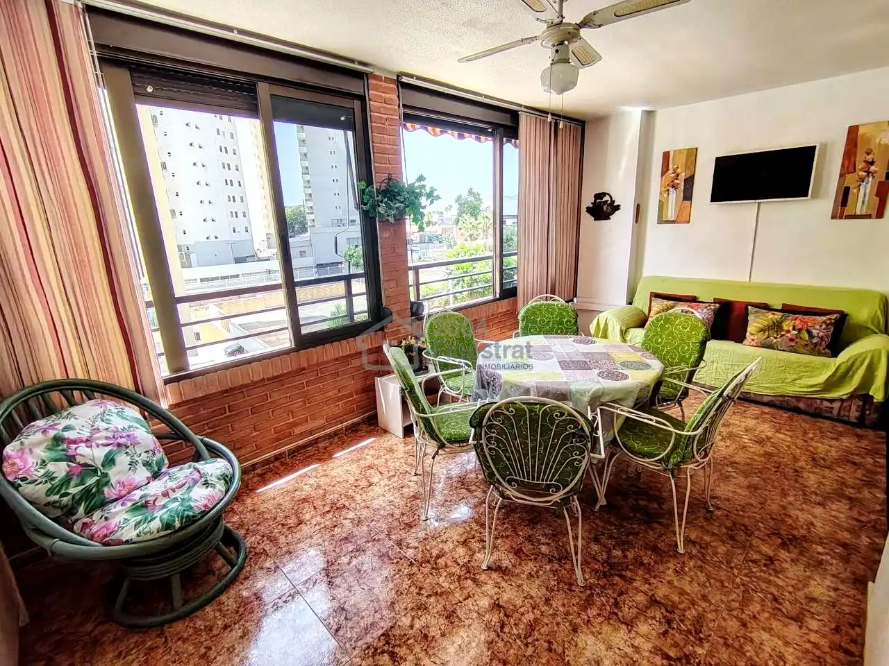 Terrace of Flat for sale in Finestrat  with Air Conditioner, Terrace and Swimming Pool