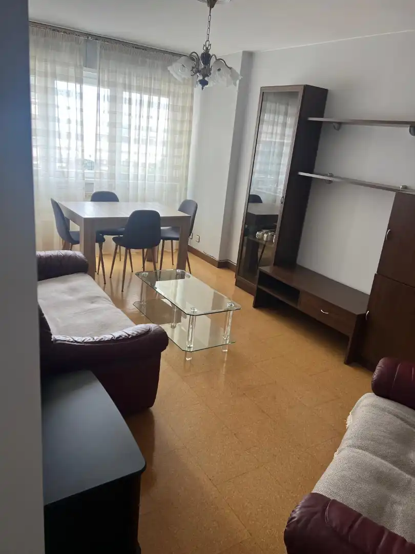 Living room of Flat for rent in A Coruña Capital   with Heating, Furnished and Oven
