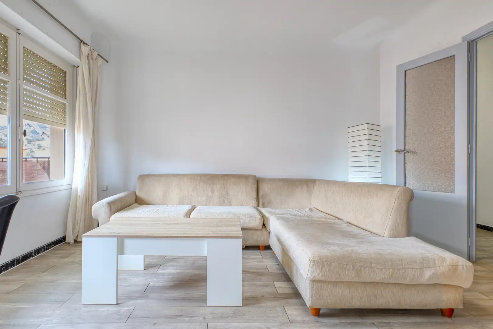 Wohnzimmer von Wohnung zum Verkauf in Jijona / Xixona mit Klimaanlage, Heizung und Parkett