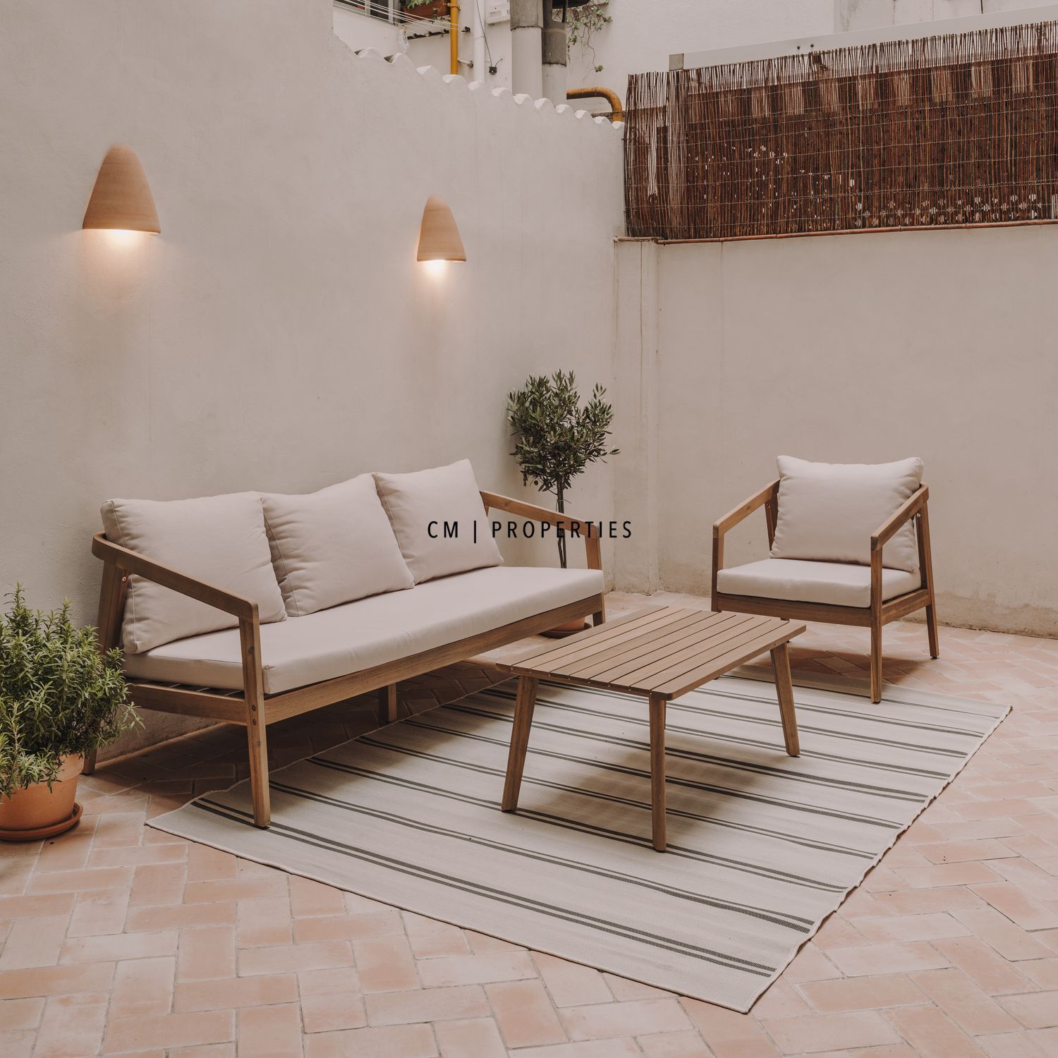 Terrace of Flat to rent in  Valencia Capital  with Air Conditioner, Heating and Terrace