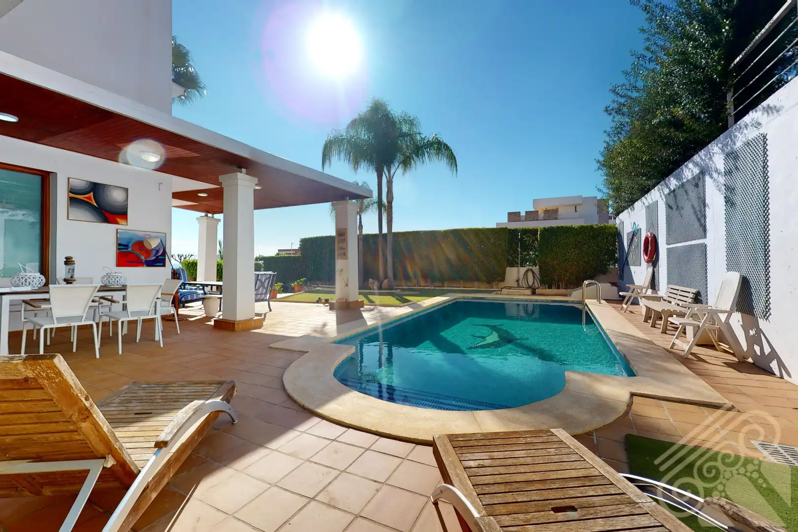 Piscina de Casa o chalet en venta en Mojácar con Aire acondicionado, Jardín privado y Parquet