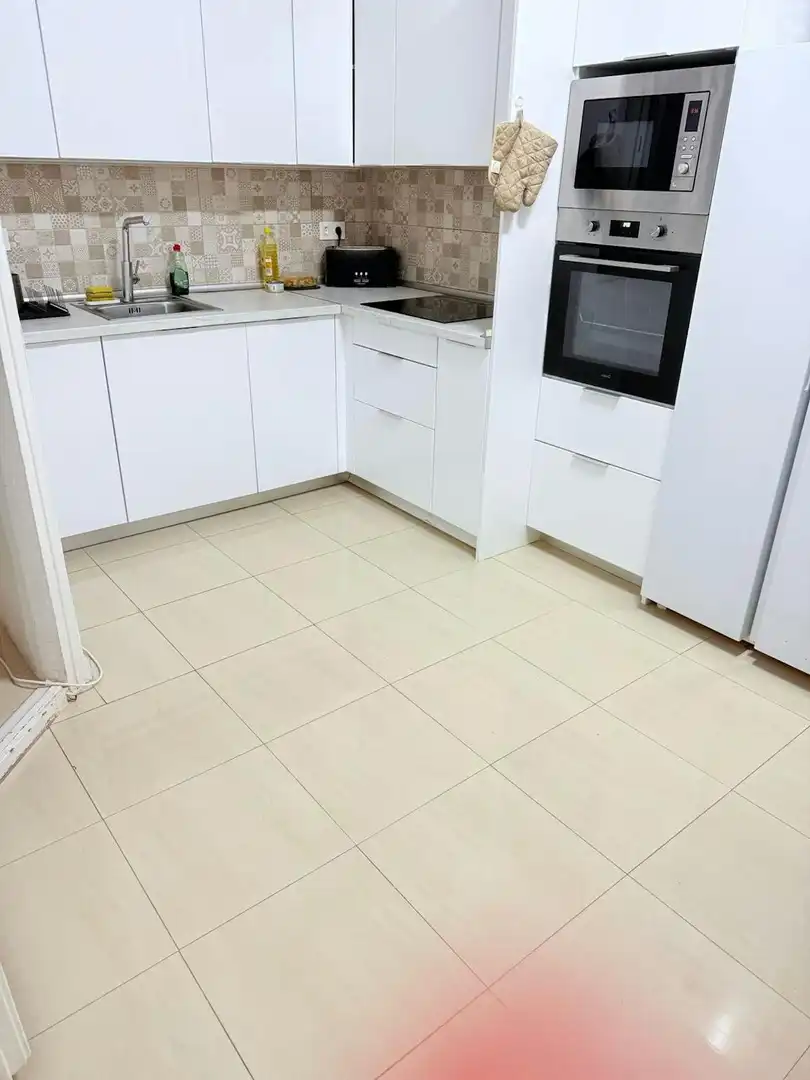 Kitchen of Flat for share in Barcelona  with Washing machine