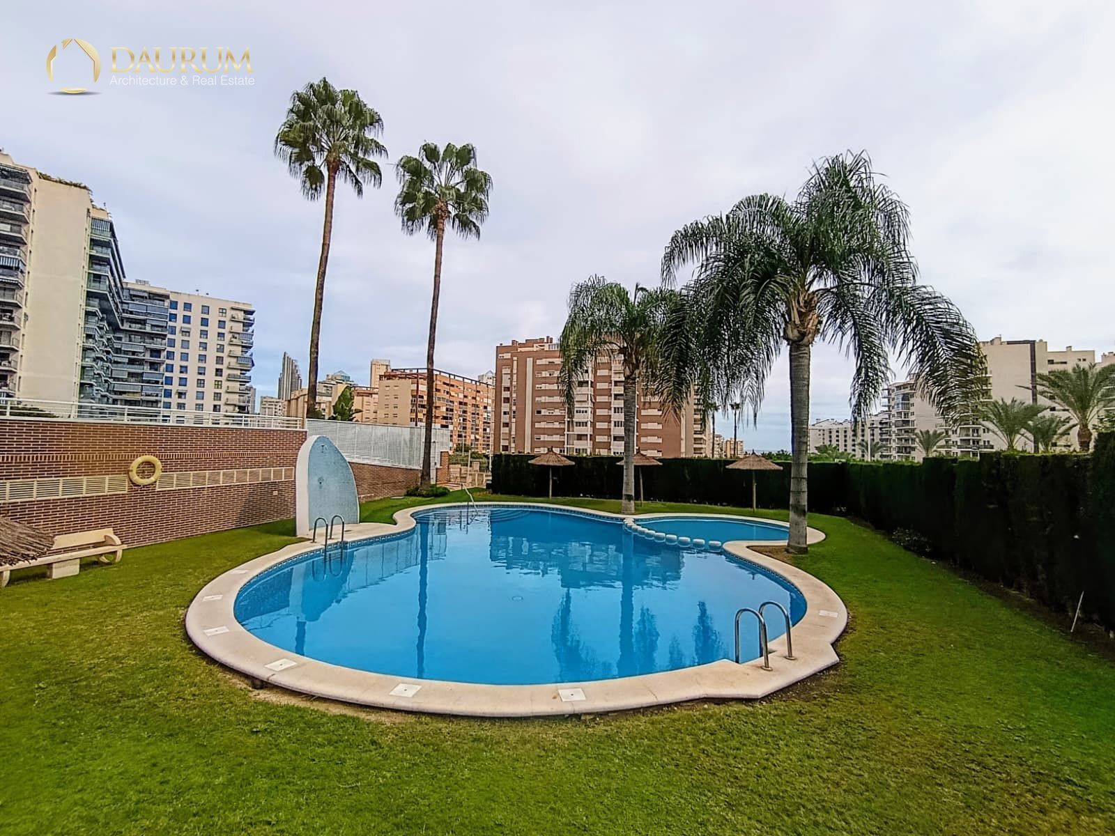 Swimming pool of Flat for sale in Villajoyosa / La Vila Joiosa  with Air Conditioner, Heating and Swimming Pool