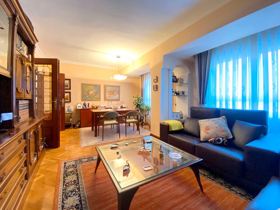 Living room of Flat for sale in Vitoria - Gasteiz  with Heating, Parquet flooring and Terrace