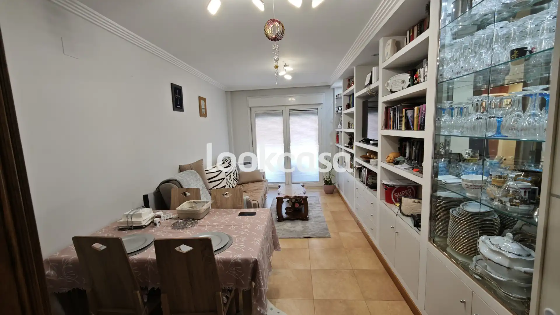 Sala d'estar de Pis en venda en Ribadumia amb Calefacció, Parquet i Terrassa