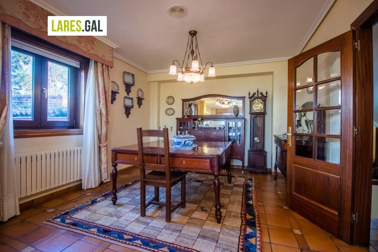 Menjador de Casa o xalet de lloguer en Moaña amb Calefacció, Terrassa i Moblat