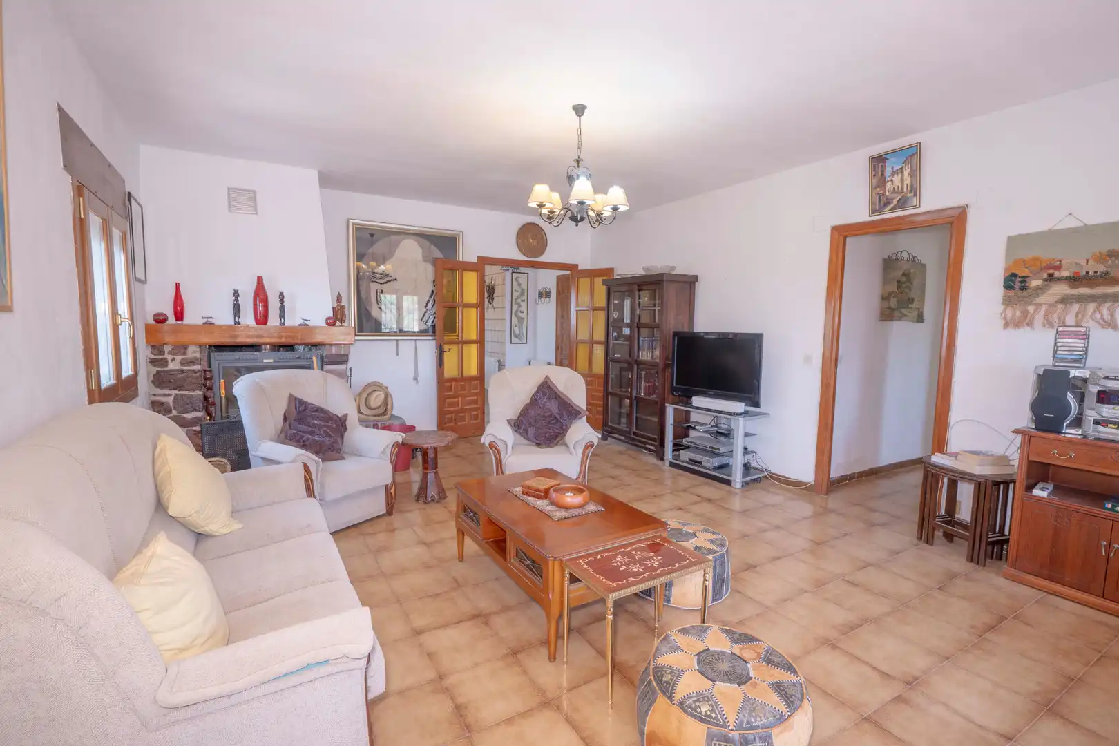 Sala de estar de Casa o chalet en venta en Válor con Calefacción, Jardín privado y Terraza