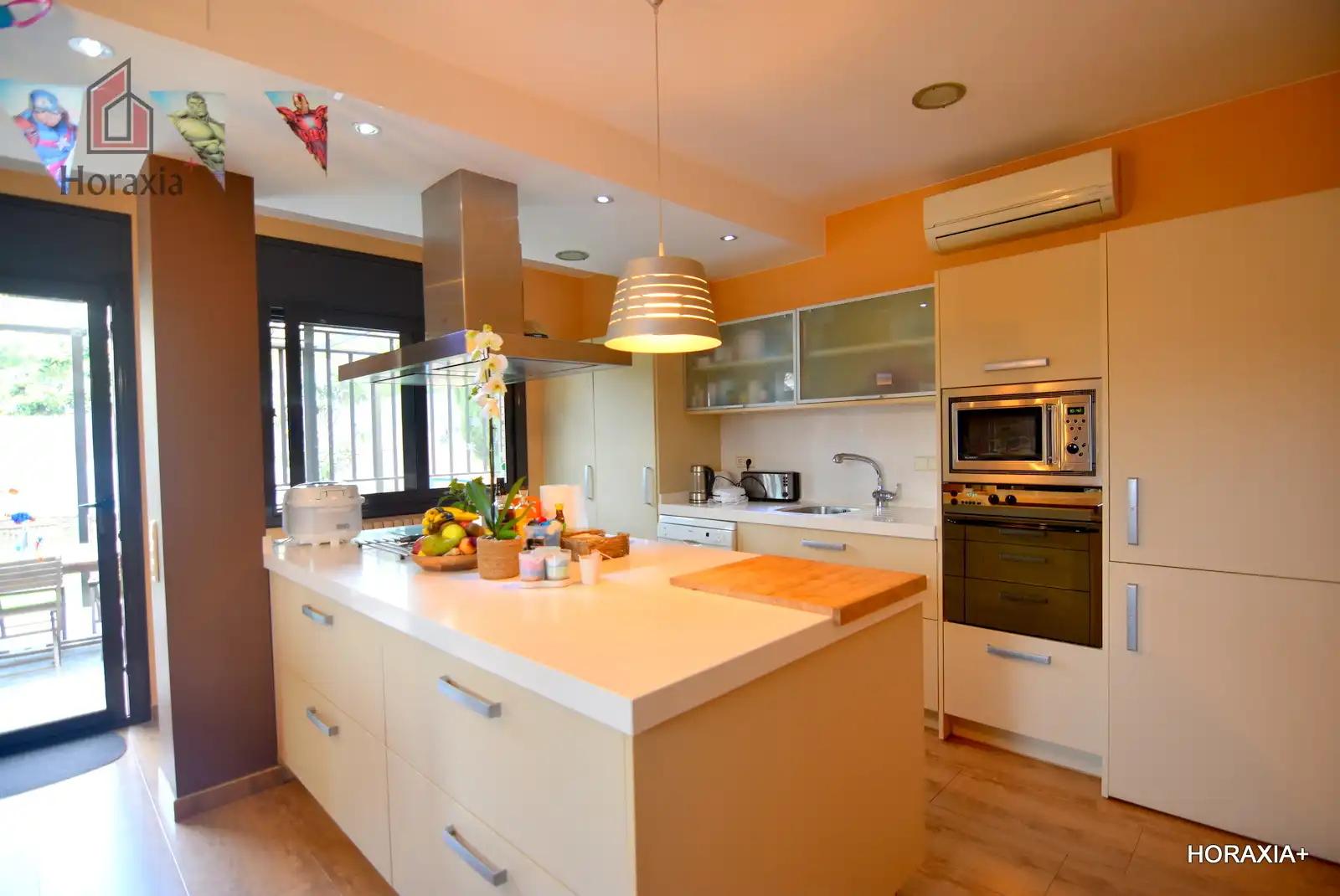 Küche von Haus oder Chalet zur Miete in Castelldefels mit Klimaanlage, Heizung und Privatgarten