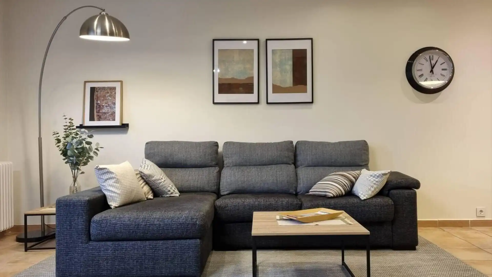 Sala de estar de Piso de alquiler en A Coruña Capital 