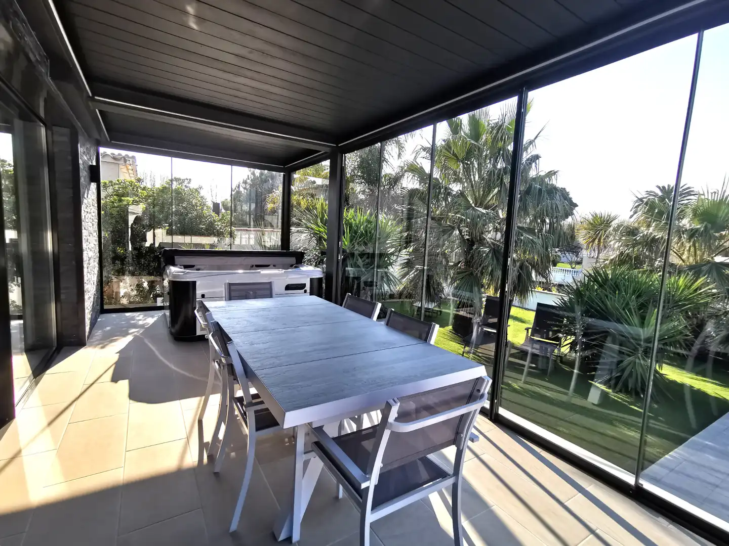 Terraza de Casa o chalet en venta en Empuriabrava con Aire acondicionado, Calefacción y Jardín privado