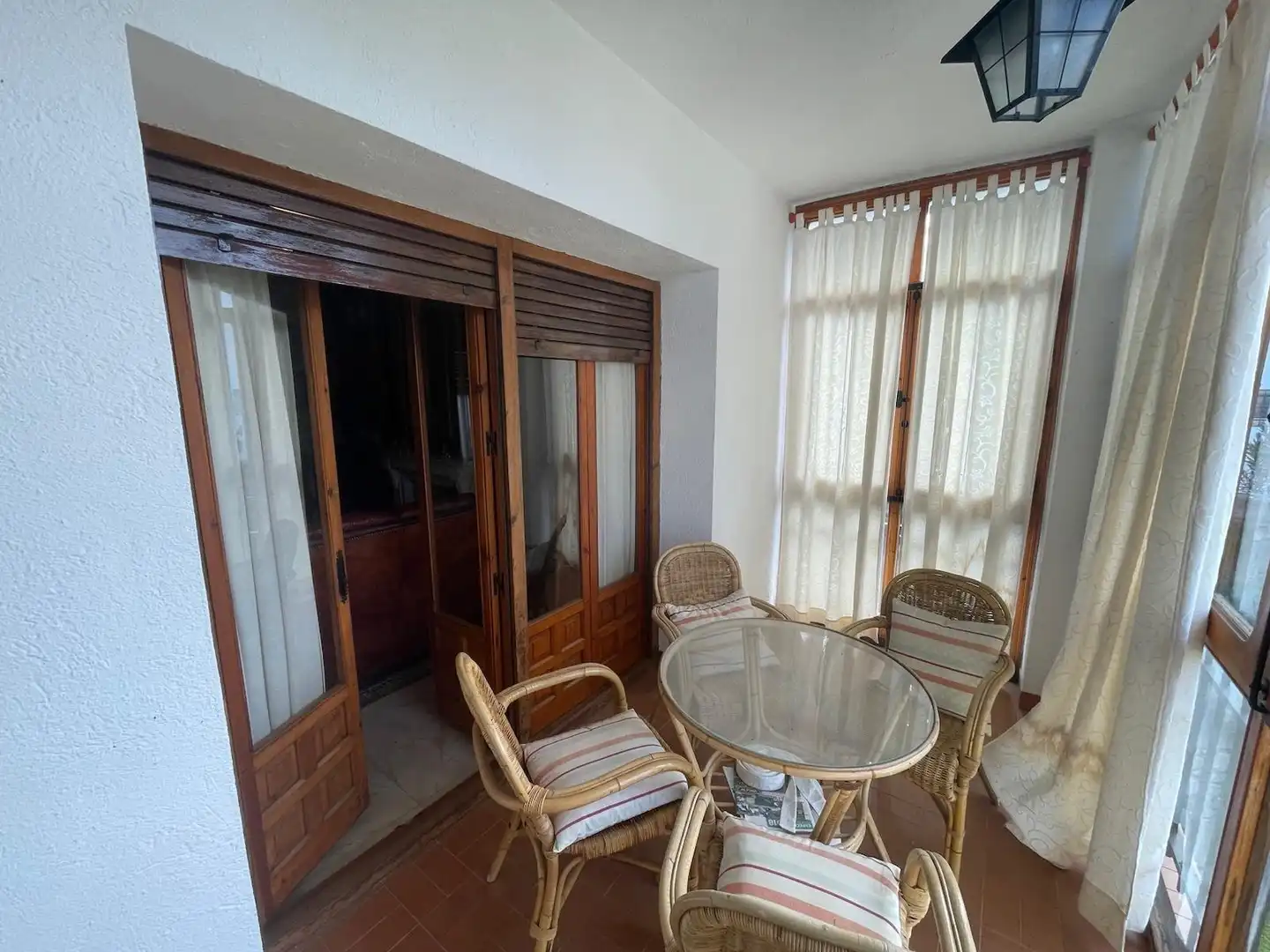 Balcony of Houses for sale in Trujillo  with Air Conditioner, Heating and Storage room