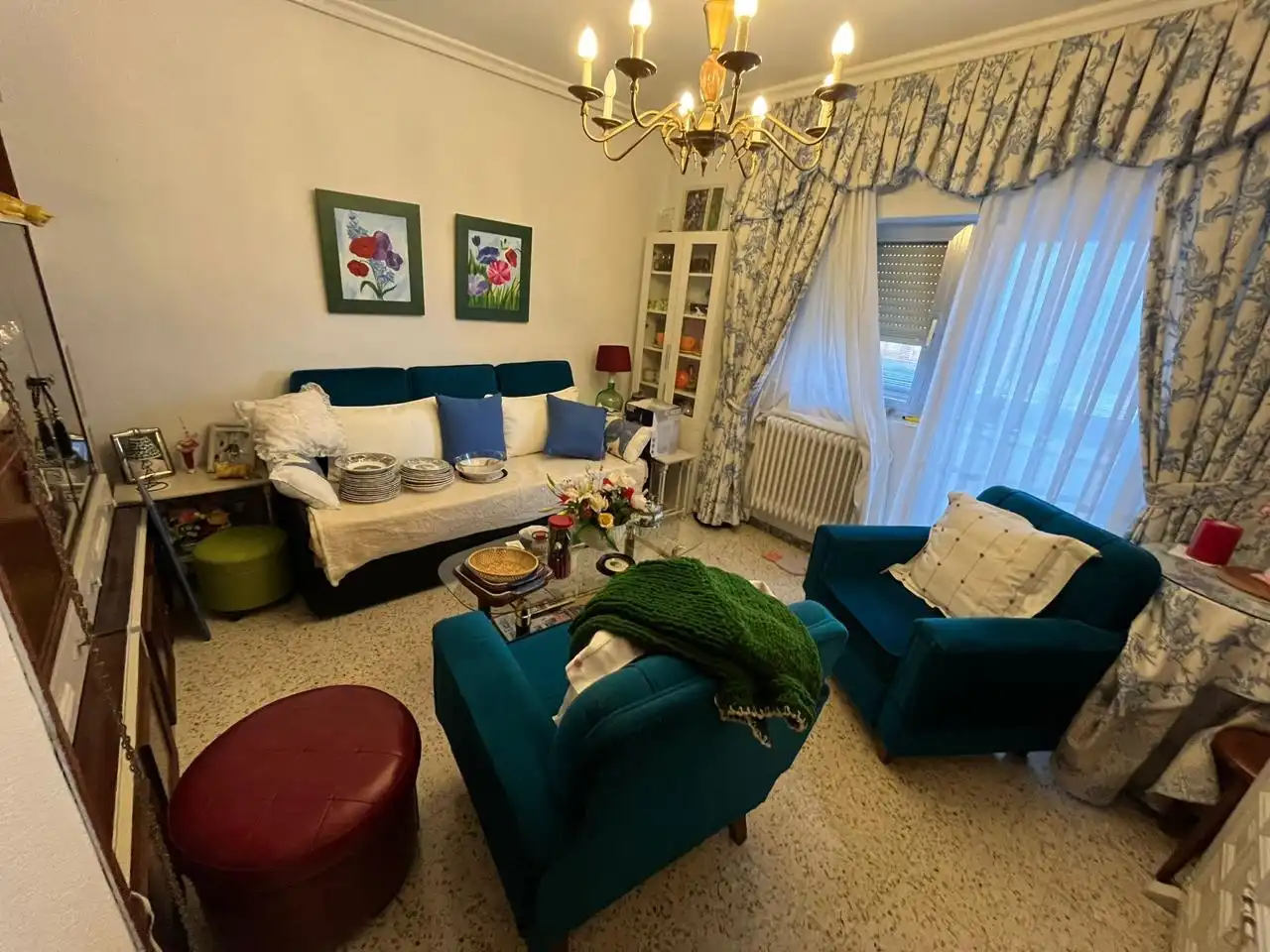 Living room of Flat for sale in Salamanca Capital  with Heating, Storage room and Balcony