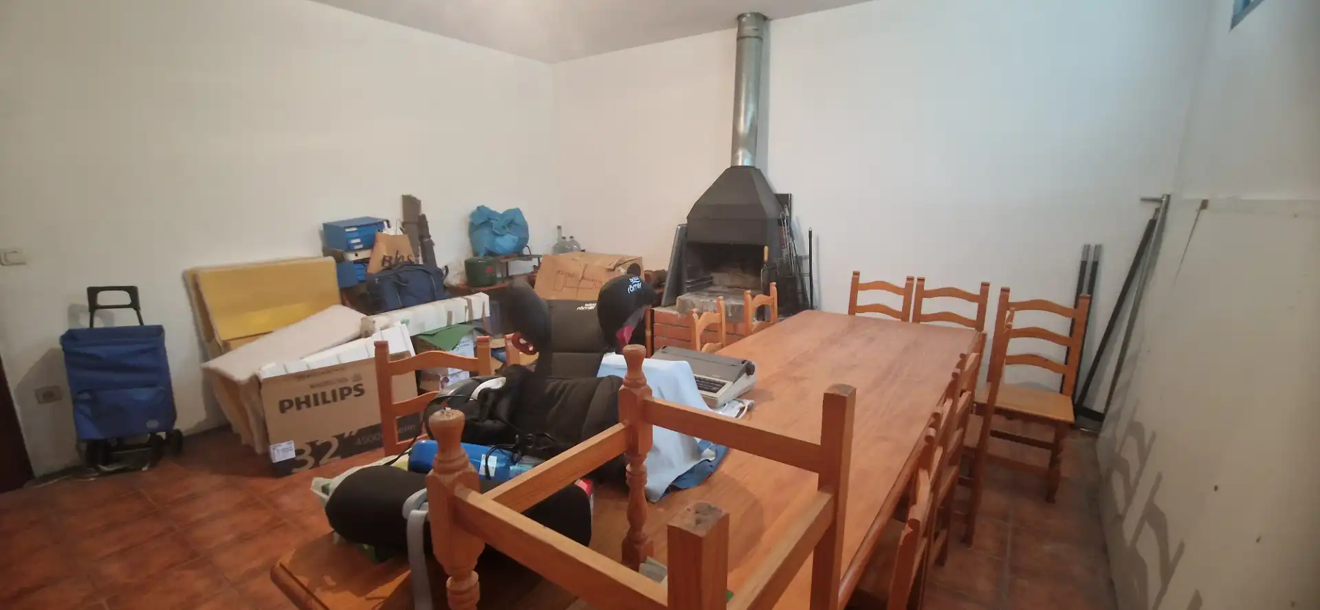 Dining room of Detached homes for sale in Zaragoza  with Air Conditioner, Heating and Private garden