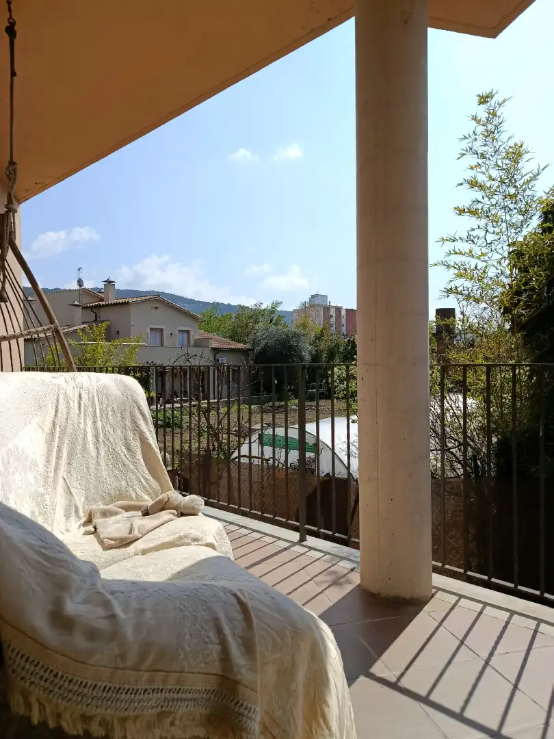 Terrassa de Casa adosada en venda en Sant Julià de Ramis amb Calefacció, Jardí privat i Terrassa