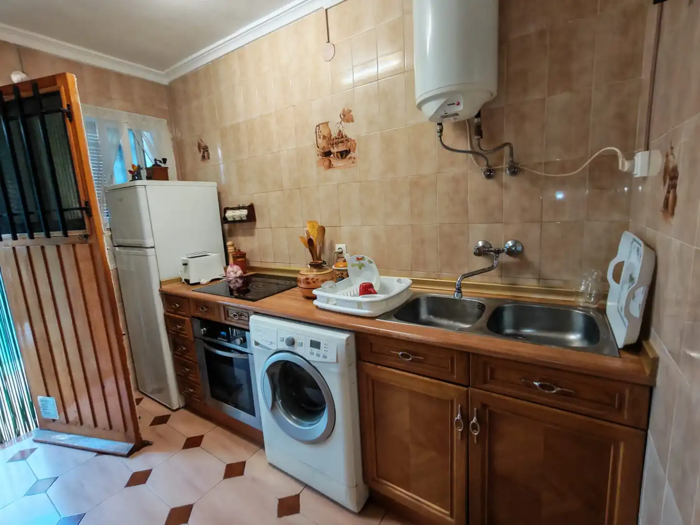 Cuina de Casa o xalet de lloguer en Cuenca amb Calefacció, Moblat i Forn