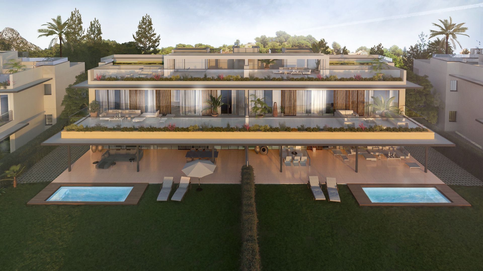 Dormitori de Planta baixa en venda en Marbella amb Aire condicionat, Jardí privat i Terrassa
