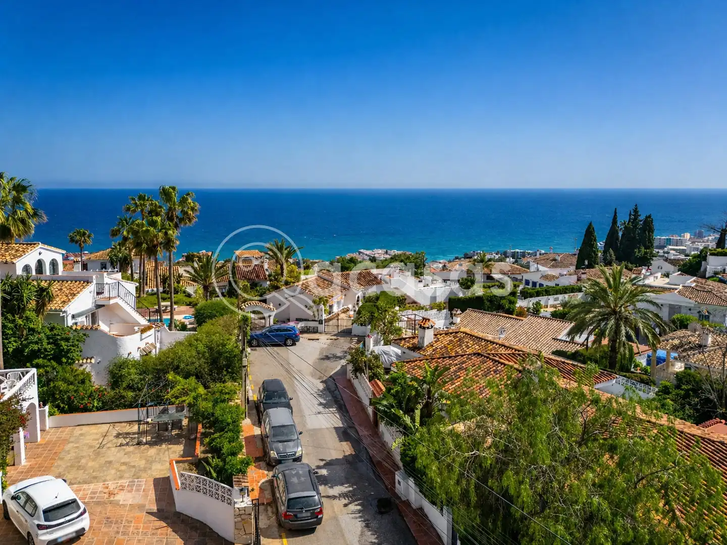 Vista exterior de Casa o chalet en venta en Benalmádena con Aire acondicionado, Calefacción y Jardín privado