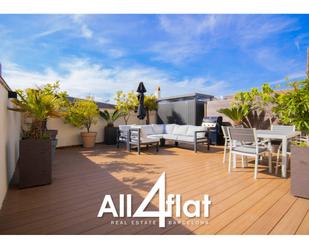 Terrassa de Àtic de lloguer en  Barcelona Capital amb Aire condicionat, Calefacció i Jardí privat
