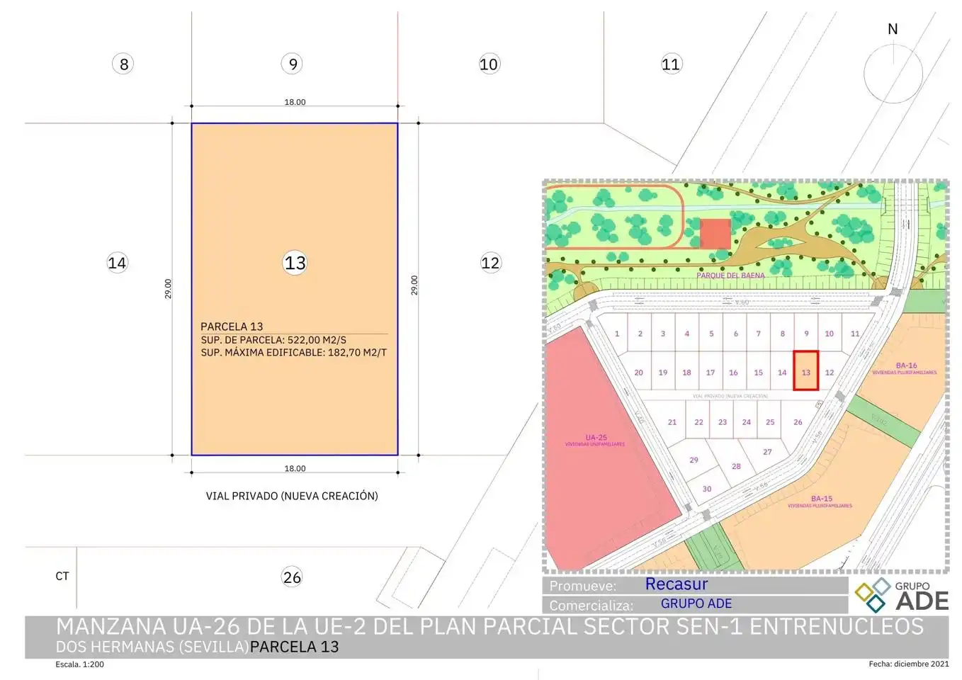 Residencial en venta en Dos Hermanas