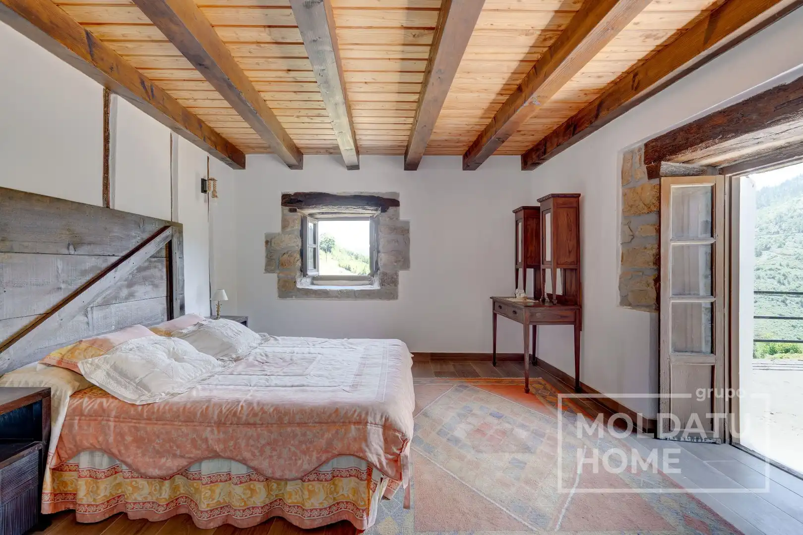 Sala d'estar de Casa o xalet en venda en Mendaro amb Calefacció, Jardí privat i Terrassa