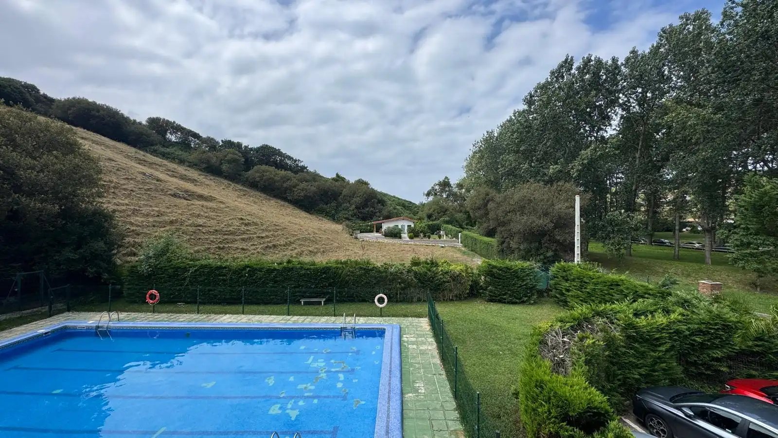 Swimming pool of Flat for sale in Suances  with Heating, Parquet flooring and Terrace