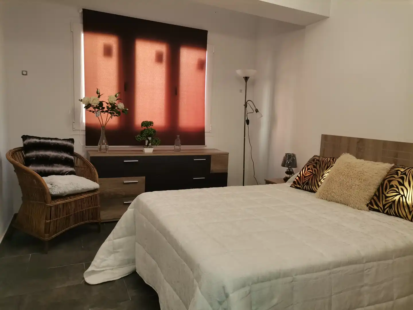 Schlafzimmer von Wohnung zur Miete in  Almería Capital mit Klimaanlage, Terrasse und Möbliert