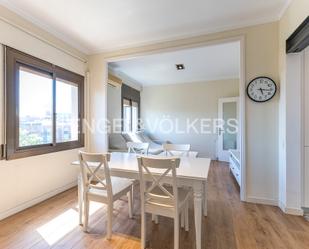 Menjador de Apartament de lloguer en  Barcelona Capital amb Aire condicionat, Calefacció i Parquet