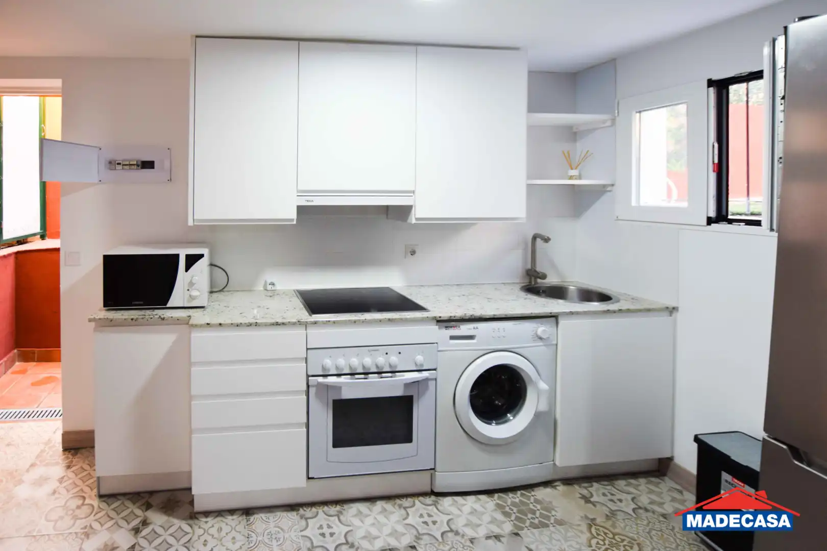 Cuina de Estudi de lloguer en Pozuelo de Alarcón amb Aire condicionat, Calefacció i Terrassa