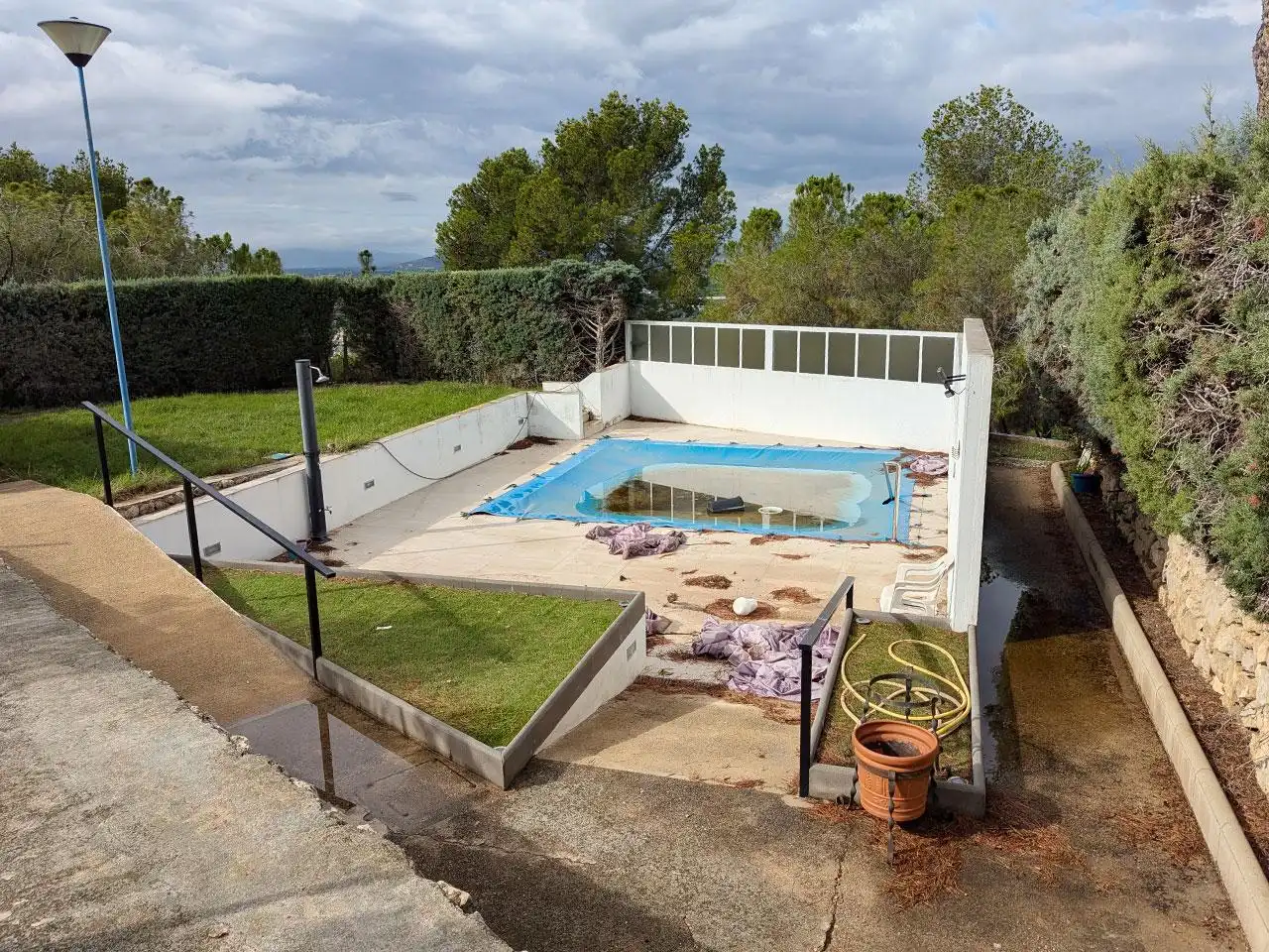 Piscina de Casa o xalet en venda en Alcanar amb Jardí privat, Terrassa i Piscina