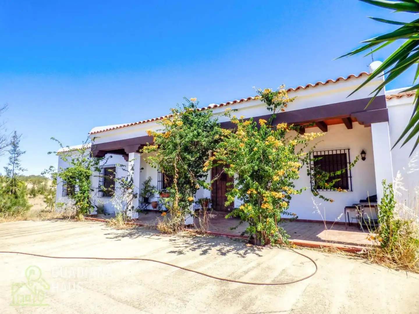 Exterior view of Country homes for sale in San Silvestre de Guzmán  with Private garden and Terrace