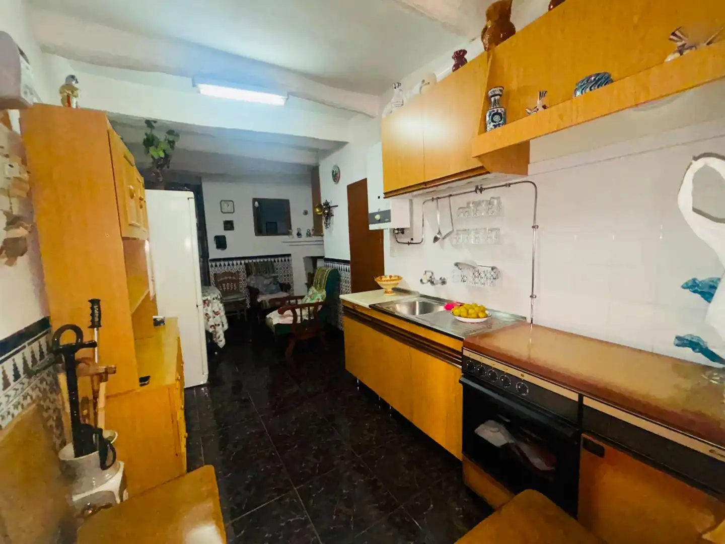 Cocina de Finca rústica en venta en Capileira