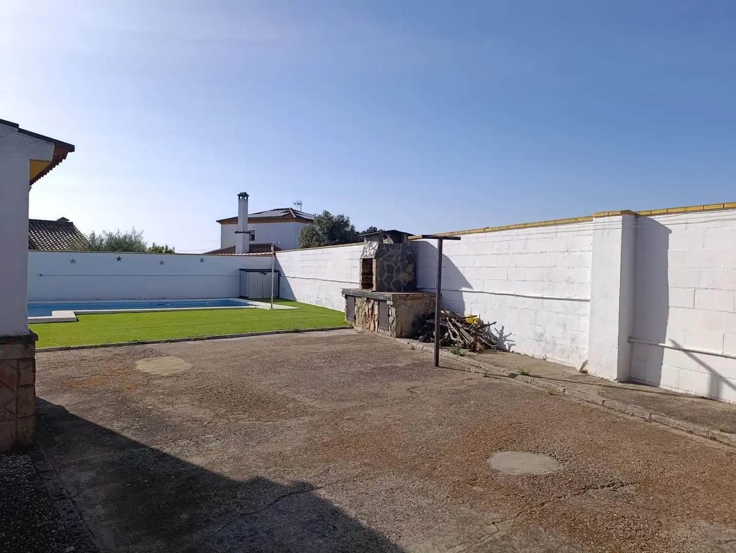 Jardín de Casa o chalet de alquiler en Castilblanco de los Arroyos con Jardín privado, Terraza y Piscina