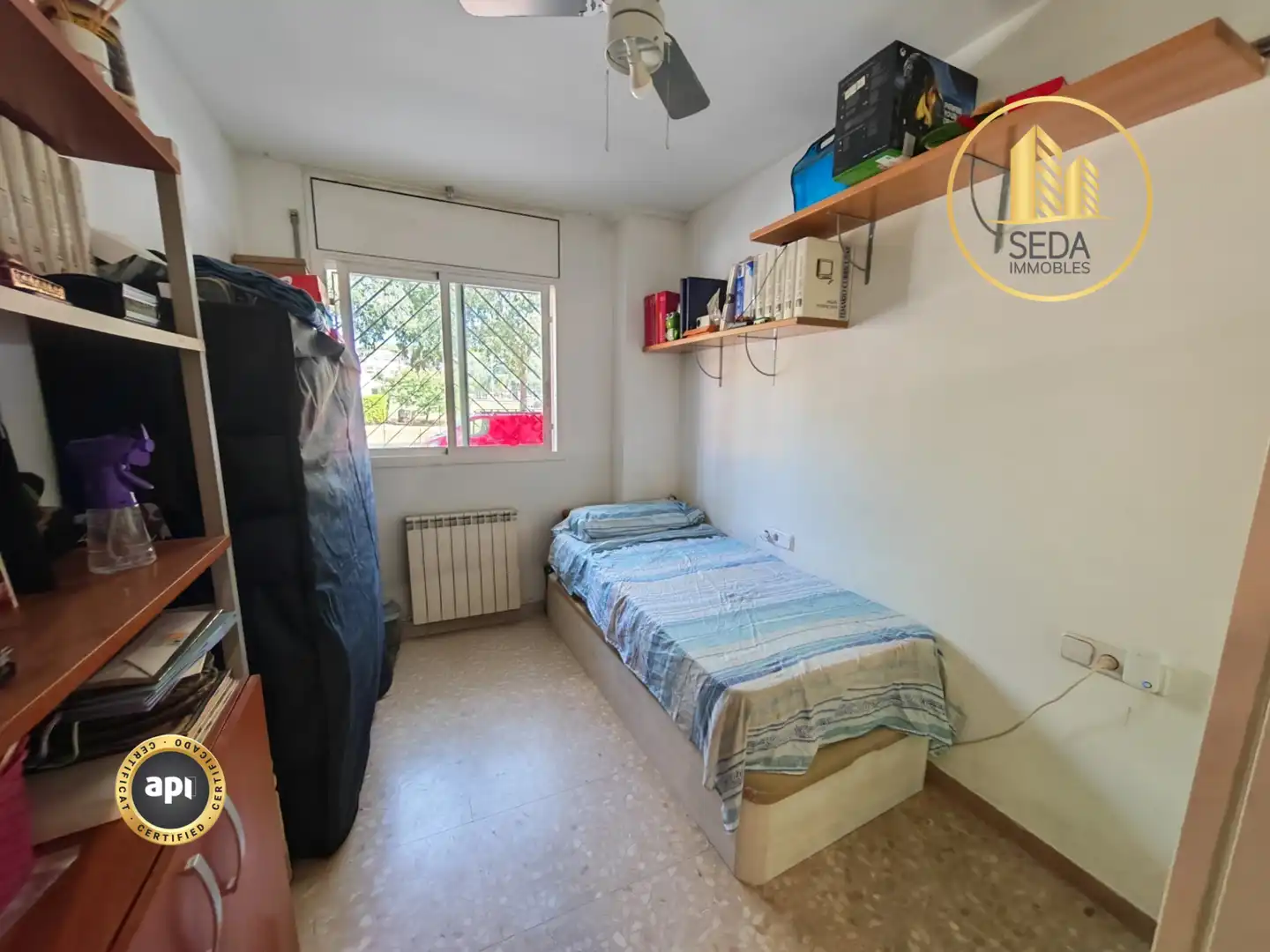 Schlafzimmer von Erdgeschoss zum Verkauf in Sant Celoni mit Klimaanlage, Heizung und Terrasse