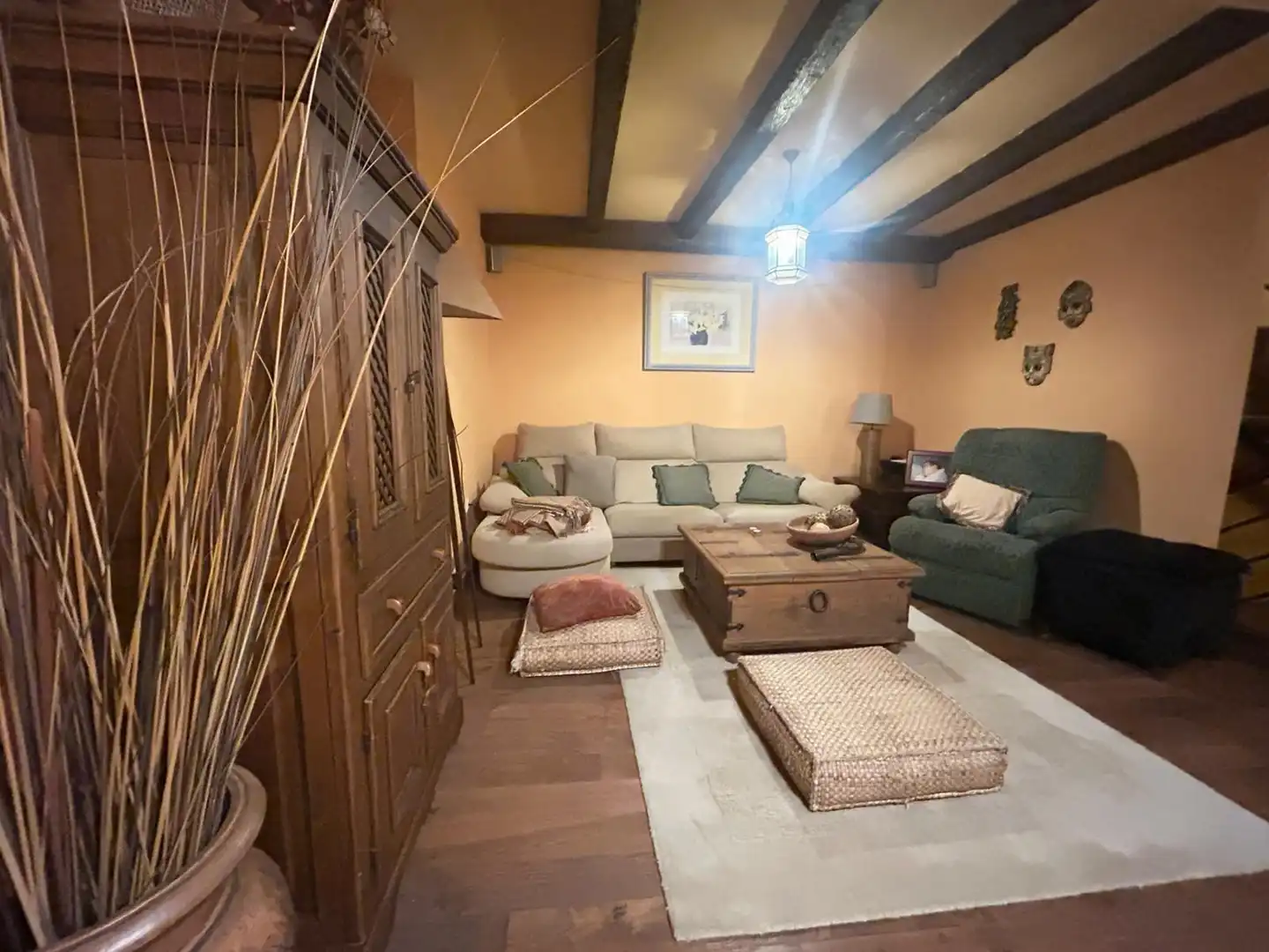 Sala de estar de Casa adosada en venta en Antequera con Aire acondicionado, Calefacción y Jardín privado