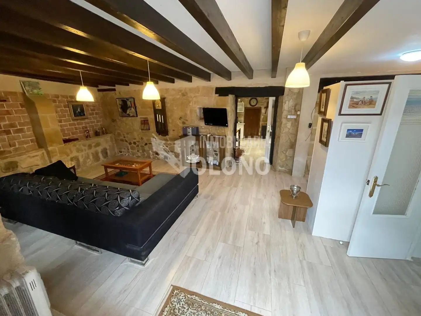 Sala de estar de Casa o chalet en venta en Casalarreina con Calefacción, Trastero y Amueblado
