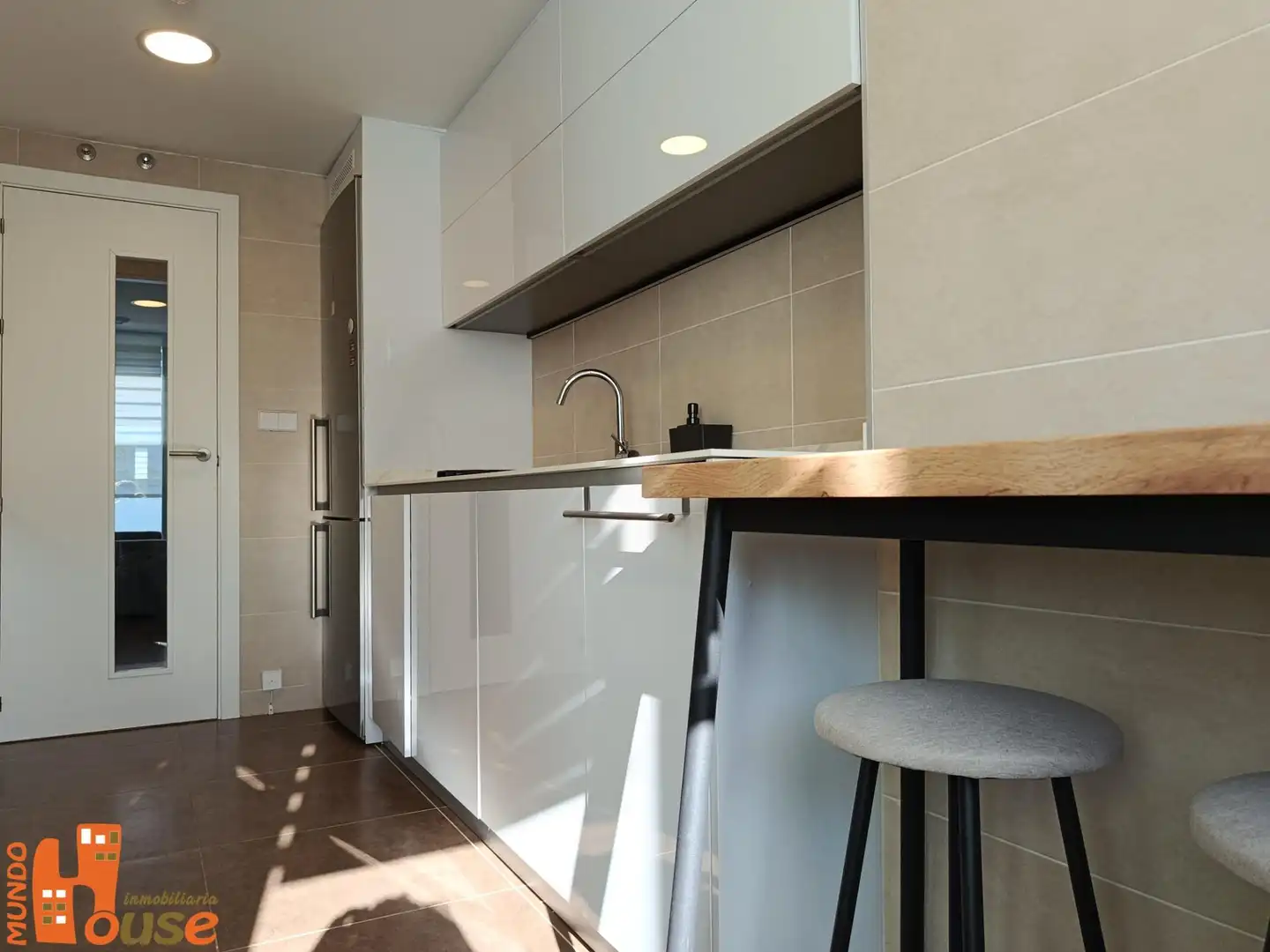 Küche von Wohnung zur Miete in Palazuelos de Eresma mit Klimaanlage, Heizung und Terrasse