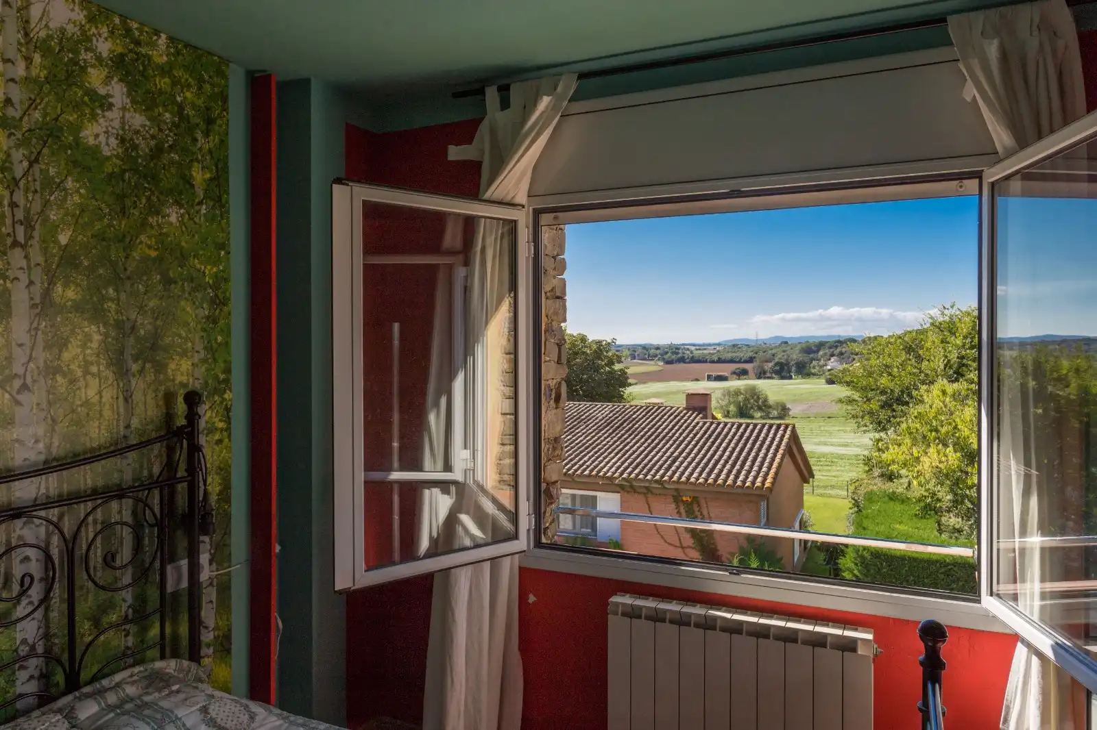 Schlafzimmer von Wohnung zur Miete in Girona mit Heizung, Privatgarten und Möbliert