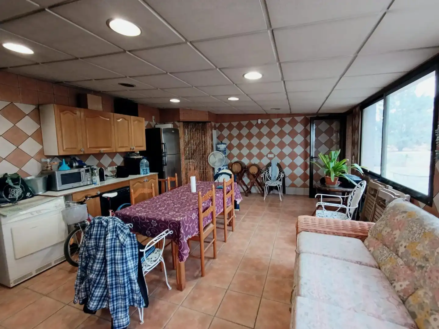Cuina de Casa o xalet en venda en Elche / Elx amb Jardí privat, Terrassa i Traster