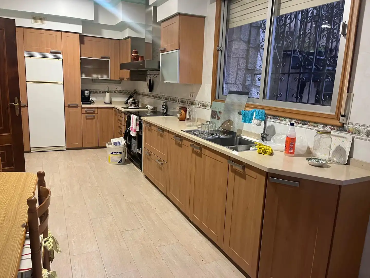 Cocina de Casa o chalet en venta en Crecente con Jardín privado, Terraza y Piscina
