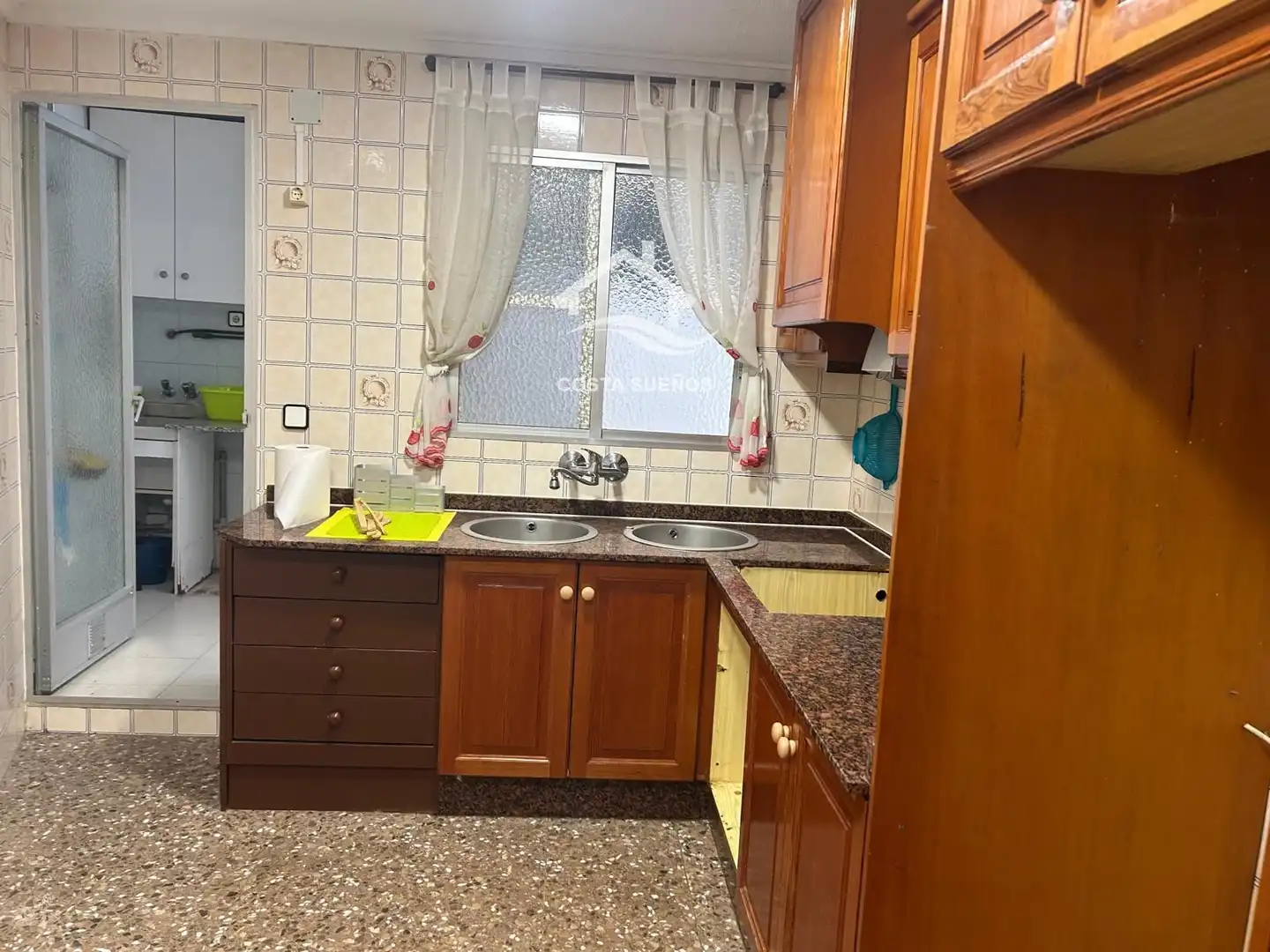 Kitchen of Flat for sale in Monforte del Cid  with Terrace, Furnished and Alarm